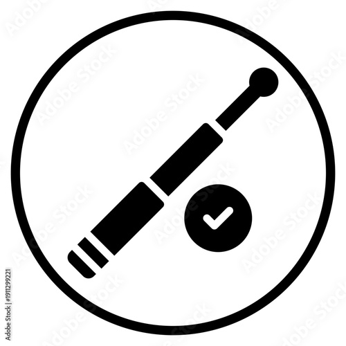 baton glyph icon