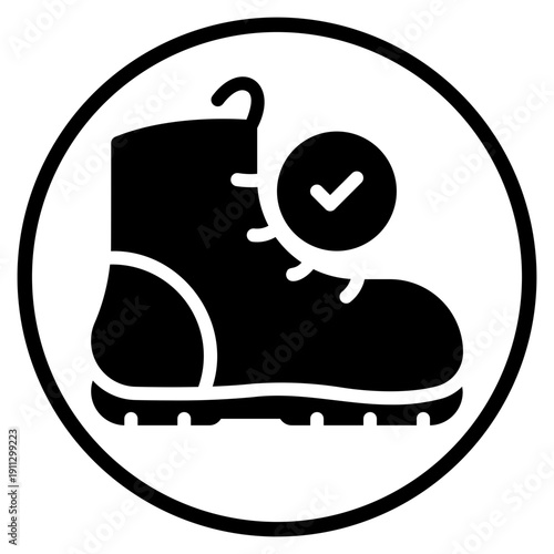 boots glyph icon