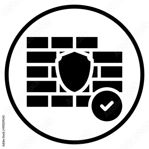 defense glyph icon