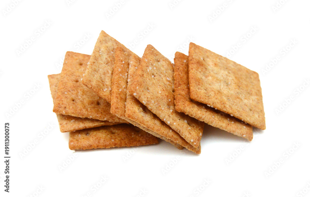 Fototapeta premium Cracker isolated on white background