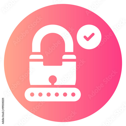 password gradient icon