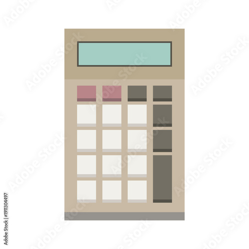 シンプルでかわいい電卓・計算機のイラスト