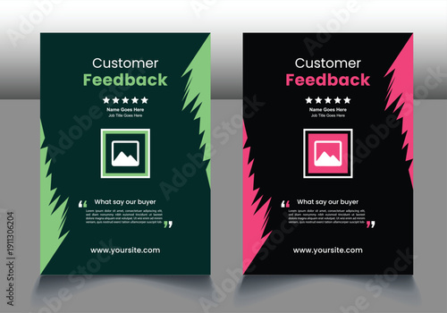 professional Review design template
