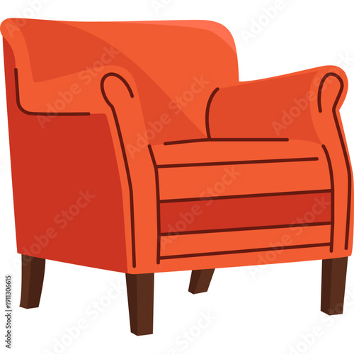 Single Sofa Illustration