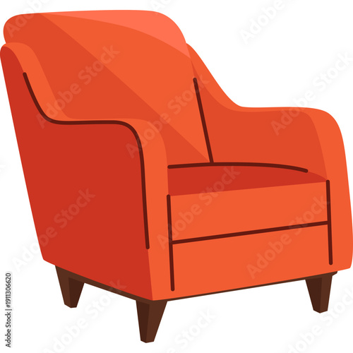 Single Sofa Illustration