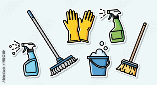Cleaning Supplies and Tools for Housekeeping 3.