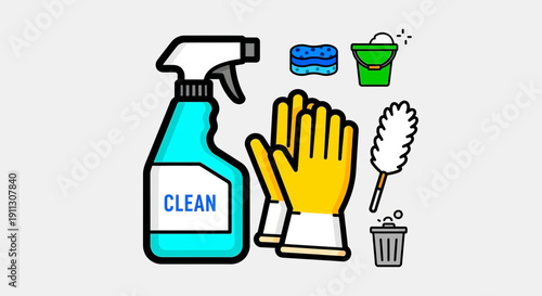 Cleaning Supplies and Tools for Housekeeping 6.
