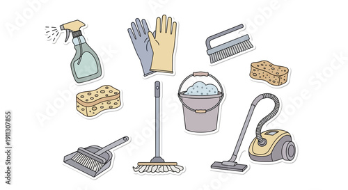 Cleaning Supplies and Equipment for Housekeeping 2.