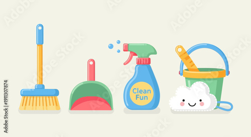 Cleaning Supplies and Tools for Housekeeping 7.