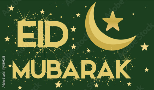 Eid Mubarak for the religious people after finish the ramadan