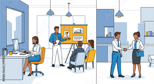 Business Collaboration and Professional Discussion – Conference, Teamwork, and Leadership Concept