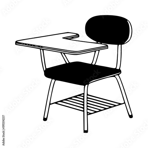 lecture hall chair outline for education and learning design