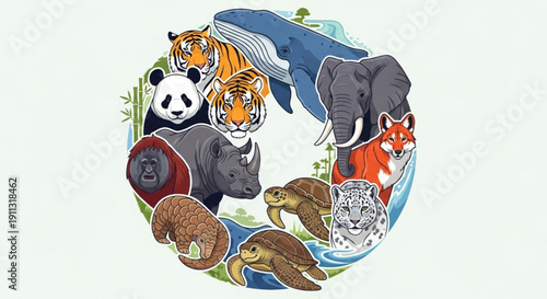 Diverse group of young adults celebrating holi festival with colorful powders and water balloons on a transparent background