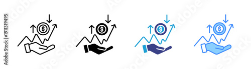 Selling icon set multiple style collection