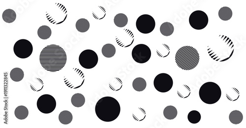 abstract pattern round background for fabric needs
