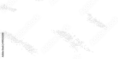 Seamless winter border pattern featuring green grass on white background with festive Christmas snowflakes, blue ornaments, and grunge texture for a holiday greeting card frame design illustration