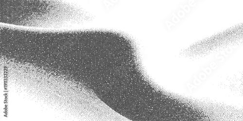 Black and white abstract background with a grunge nature texture featuring cold winter patterns of ice snow and sea water crystals isolated on a dark old pattern