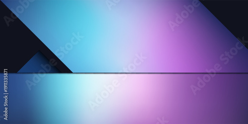 3d rendering of purple and blue abstract geometric background. Scene for advertising, technology, showcase, banner, cosmetic, fashion, business, metaverse. Sci-Fi Illustration. Product display