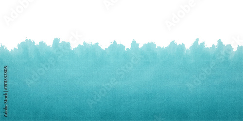 A vintage watercolor art design featuring a textured paper backdrop of blue sky and green grass with a grunge retro paint pattern on an aged canvas wall