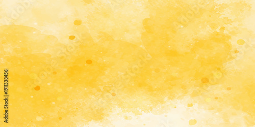 An abstract yellow grunge background features vintage parchment textures and aged watercolor bubbles on an antique beige paper backdrop for a textured artistic design