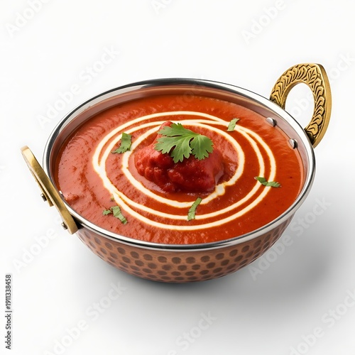 Luxurious Butter Chicken in Copper Kadai, Authentic Indian Murgh Makhani.