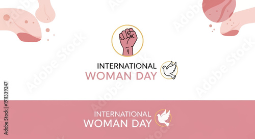 Empowering women celebrating International Women's Day with unity and strength