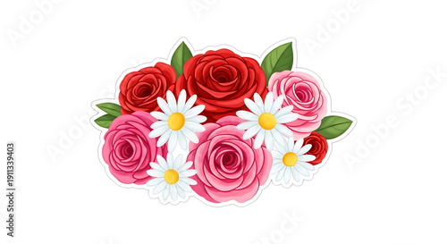 Premium Valentine's Day Graphic Collection with Luxury Rose Gift Boxes Romantic Sunset Silhouettes Kawaii Characters and Vintage Floral Designs