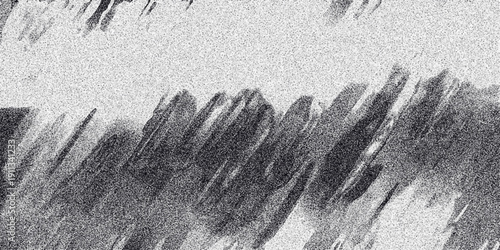 Abstract grayscale background with dense, overlapping diagonal strokes and granular texture, suggesting a textured fabric or abstract natural elements for creative use