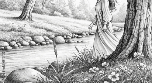 Serene countryside landscape with rolling hills colorful farmland and rustic houses at sunset