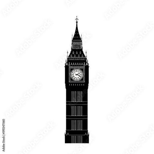 Big Ben Silhouette