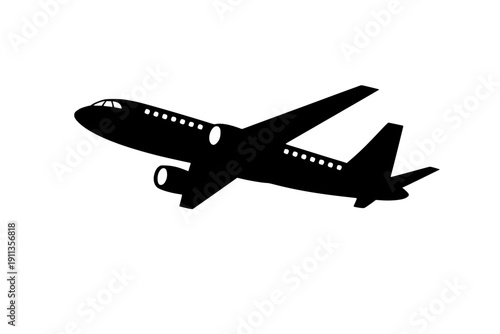 Simple Plane Illustration