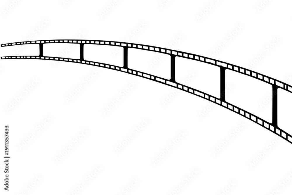Fototapeta premium Simple Film Strip Design