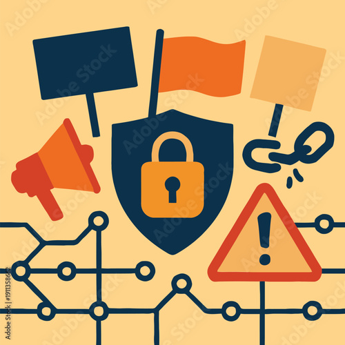 cyber crime, protest, cybersecurity, digital security,