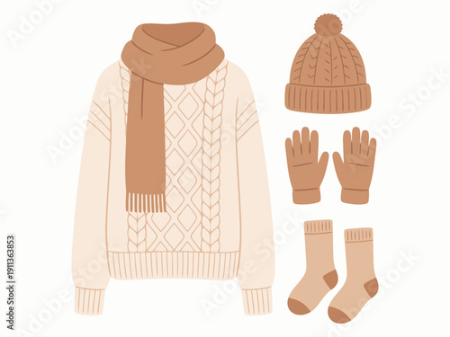 Man and woman wearing fashionable clothing vector illustration