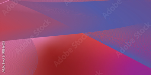 Red and pink abstract shape grainy gradient background with black backdrop and noisy texture for wide banner poster and header design