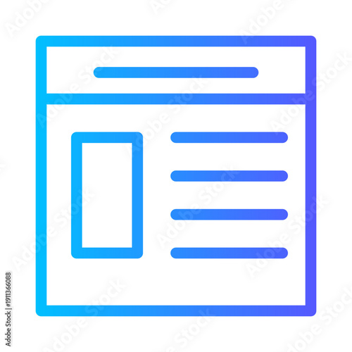 website gradient icon