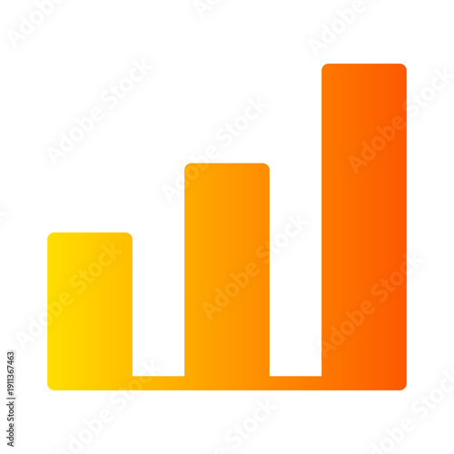 statistic gradient icon