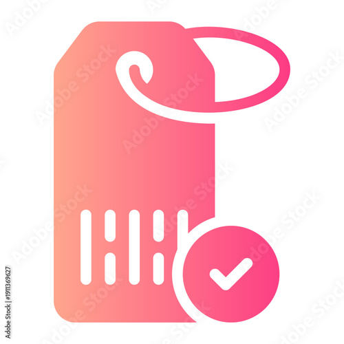 barcode gradient icon