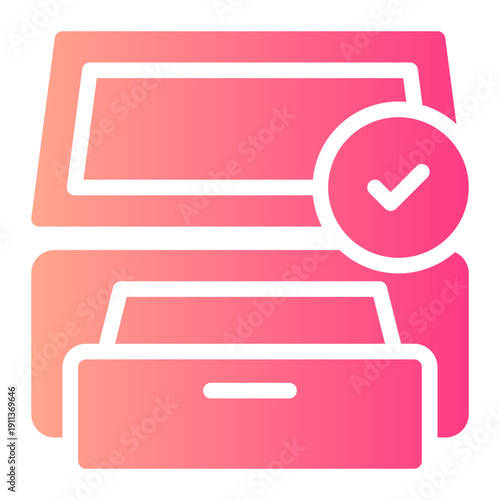 cashier gradient icon