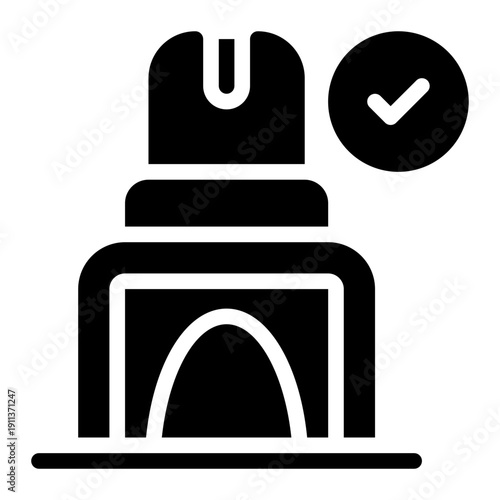 pepper spray glyph icon