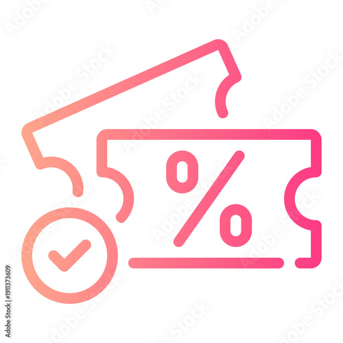 coupon gradient icon