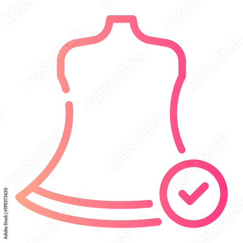 mannequin gradient icon