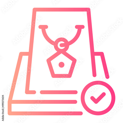 jewelry gradient icon