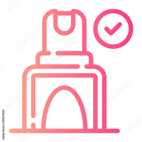 pepper spray gradient icon