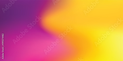 CCCCCCCCCCCCCAbstract Blurred magenta purple yellow orange magenta purple background. Soft gradient backdrop with place for text. Vector illustration for your graphic design, banner, poster - Vector