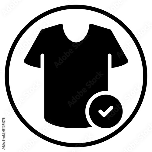 clothes glyph icon