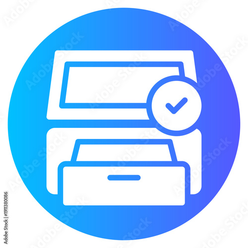 cashier gradient icon