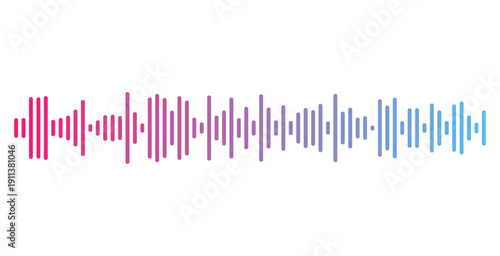Sound Wave, sound imitation, Music Wave, Sound Radio Form, Voice, Radio Signal, Audio Wave, Music Player, Video Editor, Voice Message, Abstract Rainbow Audio Equalizer on Transparent Background