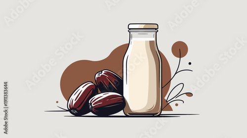 Nutritious Date Milk for Ramadan
