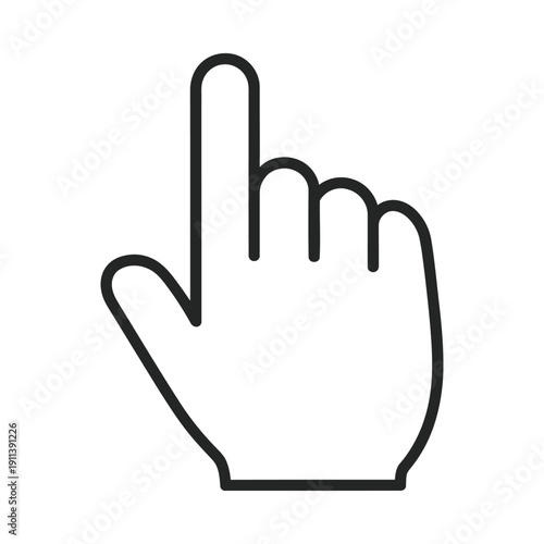 A minimalist black and white line drawing depicts a classic happy face emoticon with two circles for eyes and a wide curved mouth.